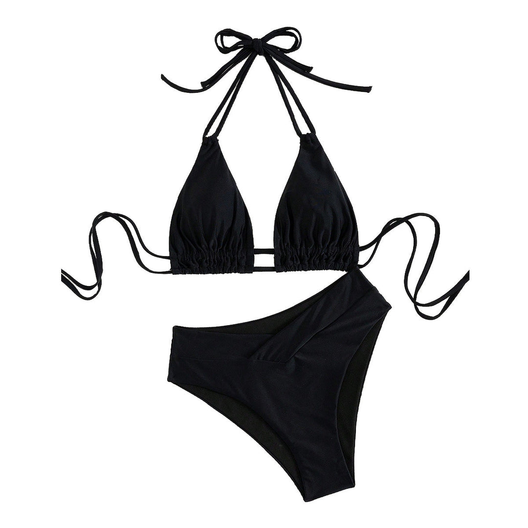 Veldris | Women's Triangle Bikini Set - Black - Image 5