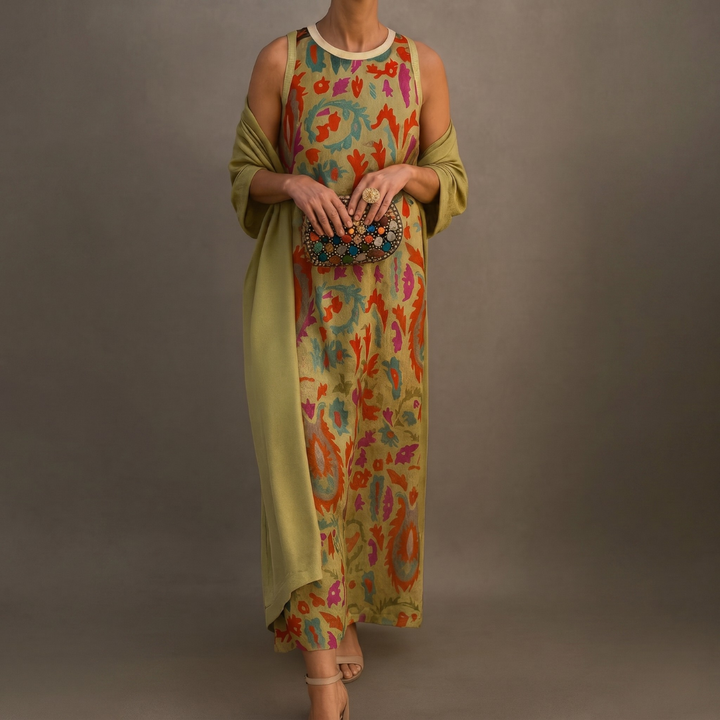 Veldune | Women's Printed Maxi Sundress - Image 10