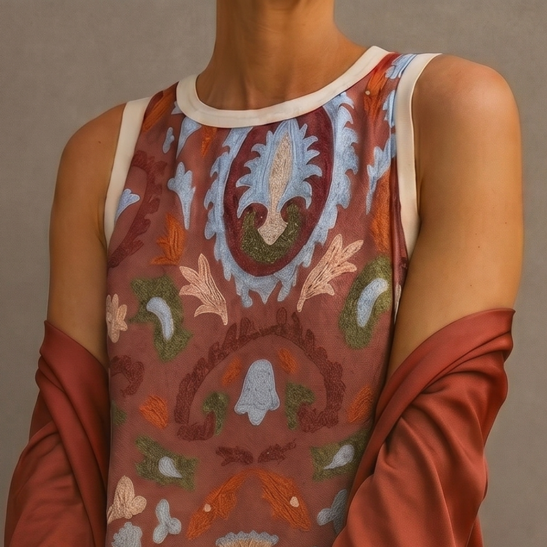Veldune | Women's Printed Maxi Sundress - Image 8