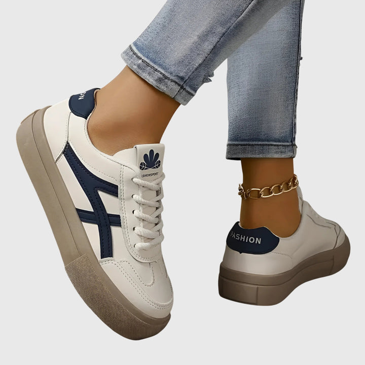 Veldwyn | Women's Orthopedic Walking Sneakers - Cream - Image 4