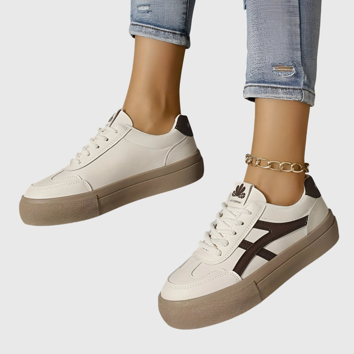 Veldwyn | Women's Orthopedic Walking Sneakers - Cream - Image 6