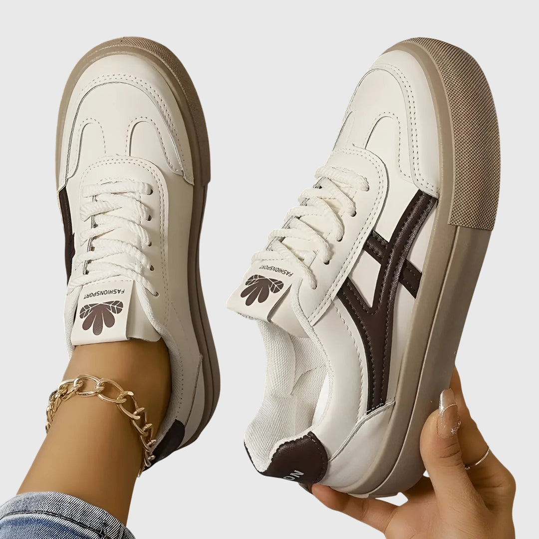 Veldwyn | Women's Orthopedic Walking Sneakers - Cream - Image 8