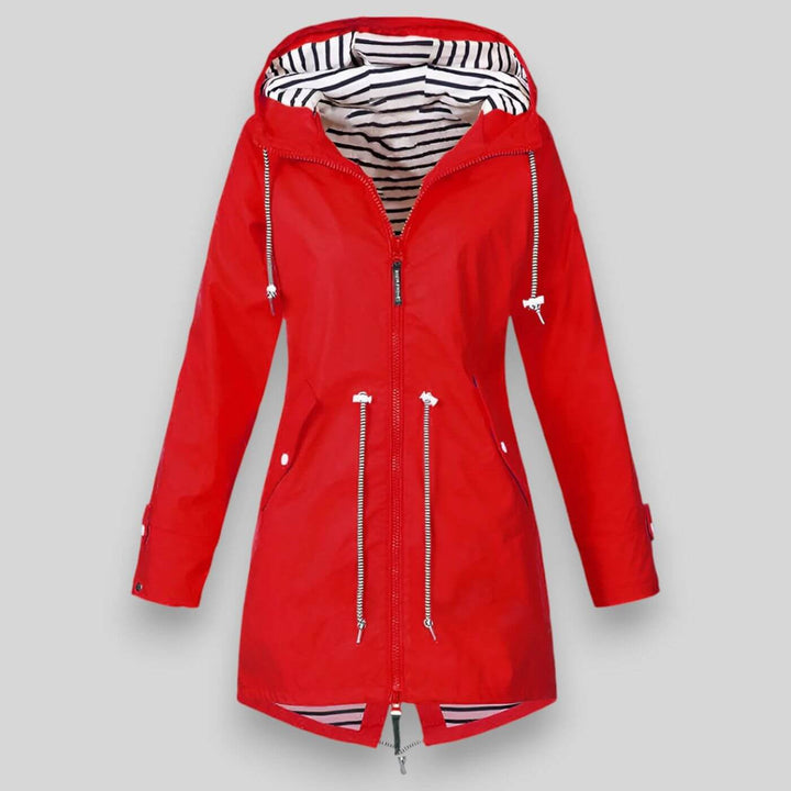 Vesper | Women's Hooded Waterproof Jacket - Navy - Image 3