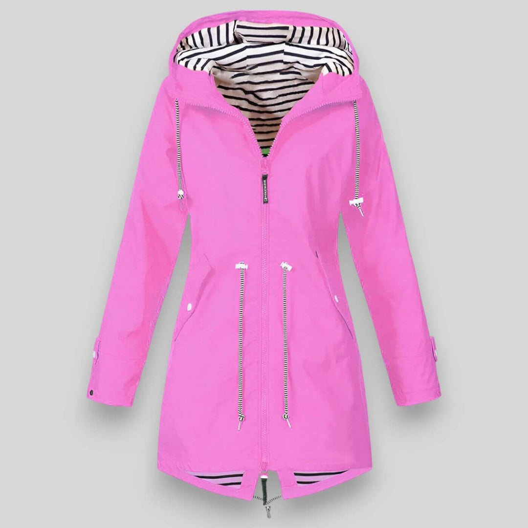 Vesper | Women's Hooded Waterproof Jacket - Navy - Image 4