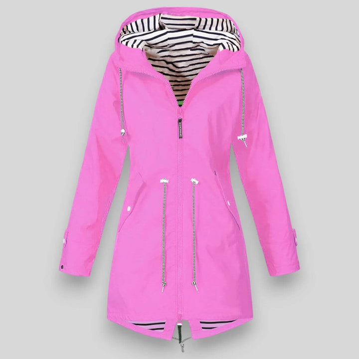 Vesper | Women's Hooded Waterproof Jacket - Navy - Image 4