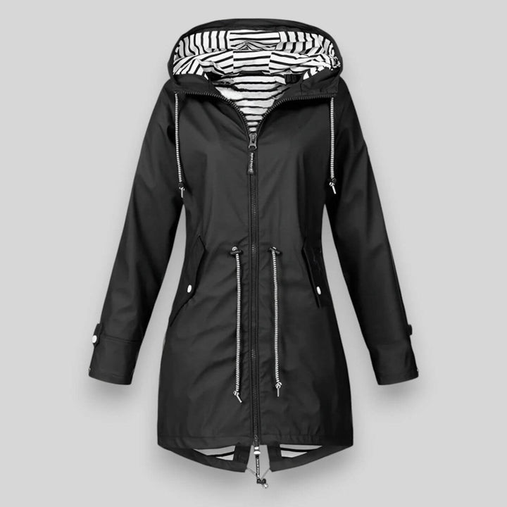 Vesper | Women's Hooded Waterproof Jacket - Navy - Image 6