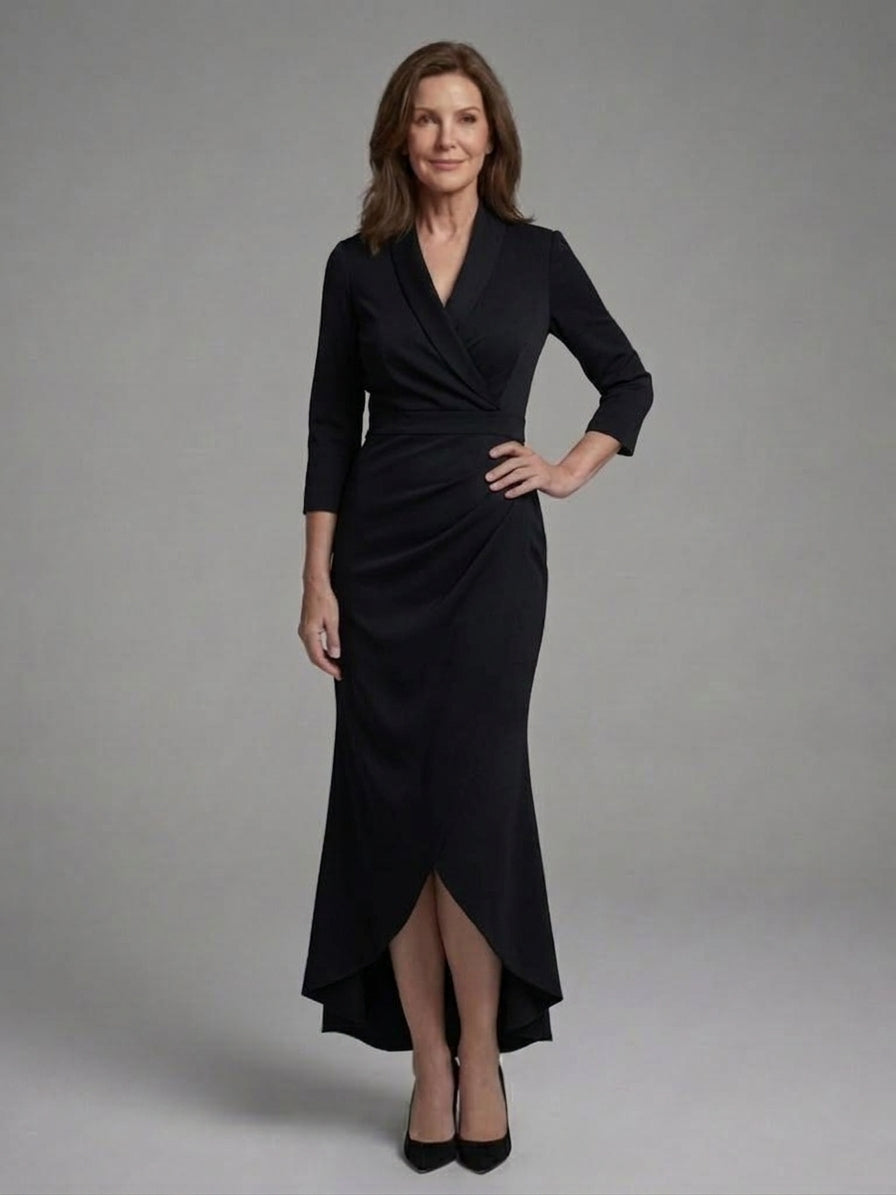 Vordaine | Women's Wrap Midi Dress - Image 10