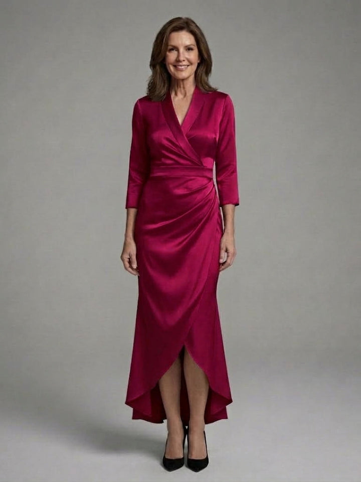 Vordaine | Women's Wrap Midi Dress - Image 11