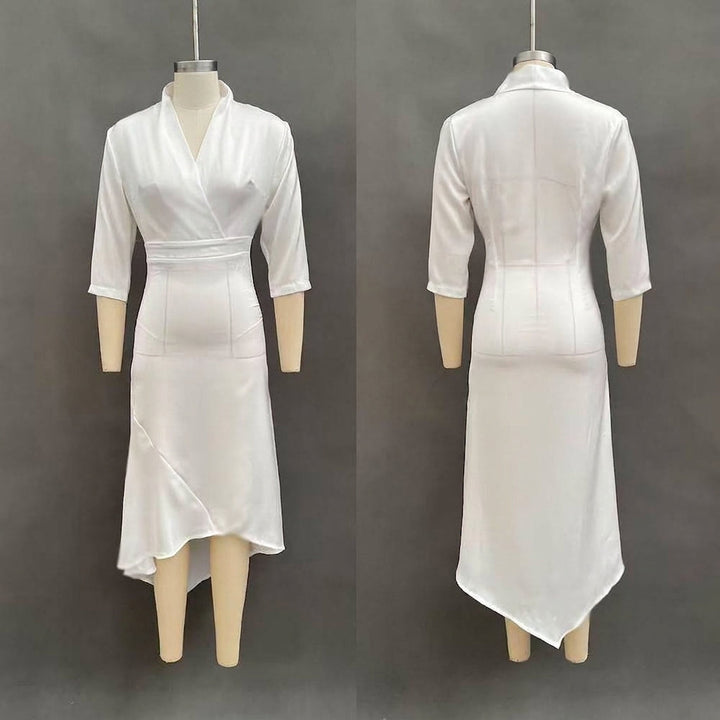 Vordaine | Women's Wrap Midi Dress - Image 12