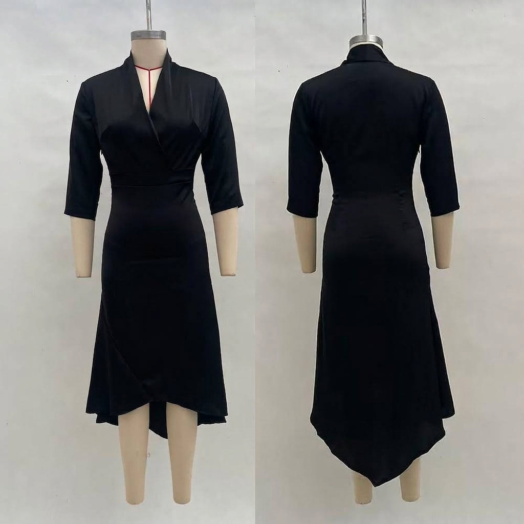 Vordaine | Women's Wrap Midi Dress - Image 13
