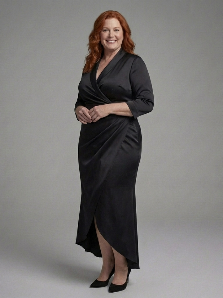 Vordaine | Women's Wrap Midi Dress - Image 7