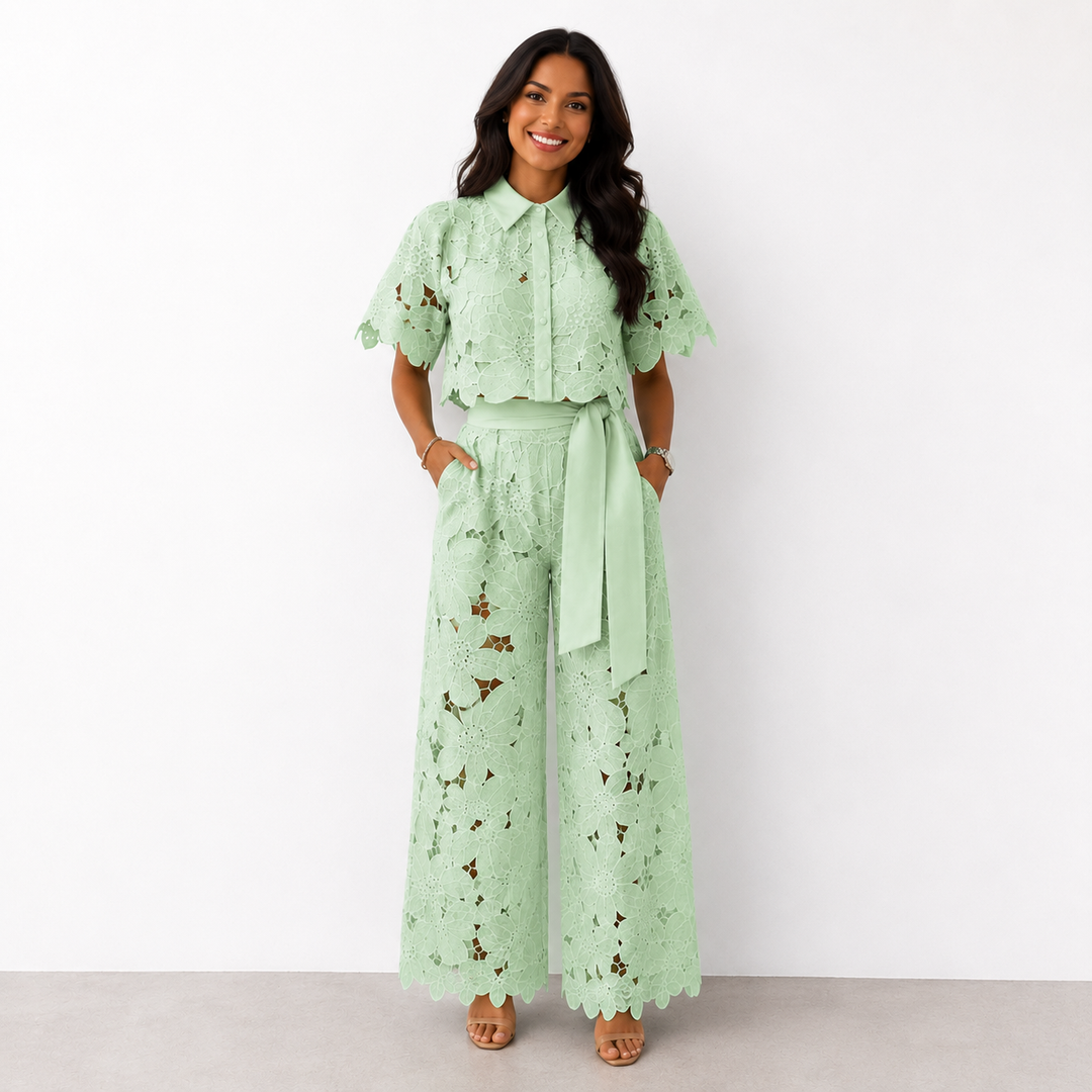 Vorianne | Women's Lace Co-ord Set - Image 1