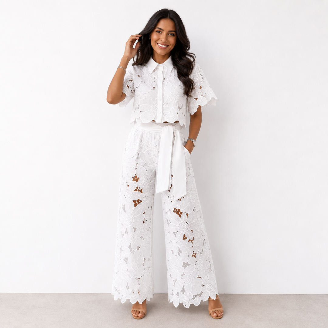 Vorianne | Women's Lace Co-ord Set - Image 2