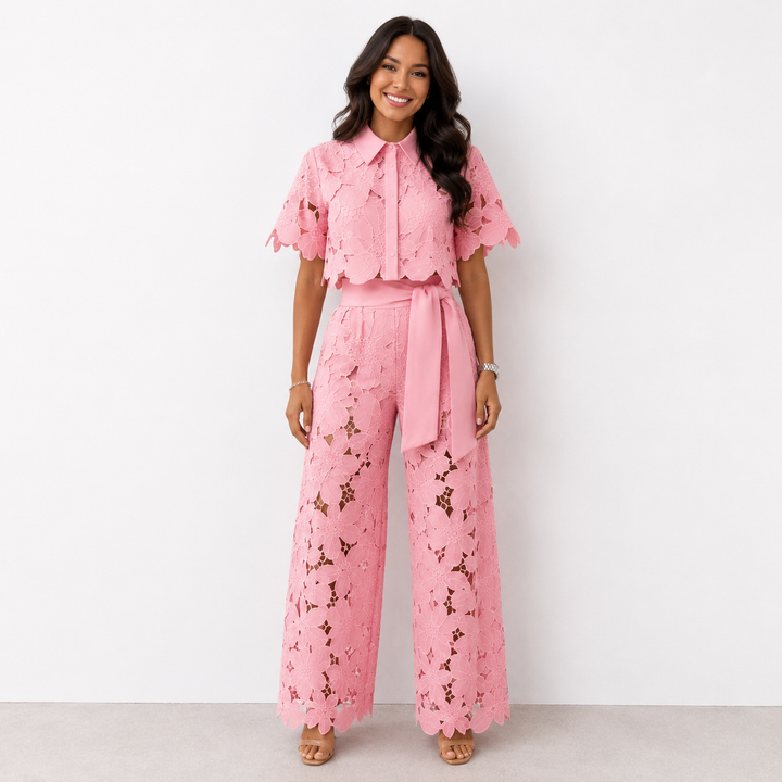 Vorianne | Women's Lace Co-ord Set - Image 4