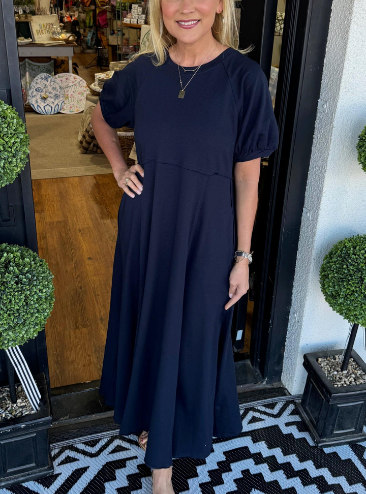 Vornclaire | Women's Maxi Dress Short Sleeve - Image 1