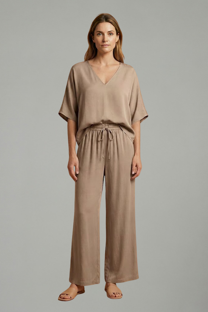 Vornith | Women's Two Piece Set Wide Leg Trousers - Image 10