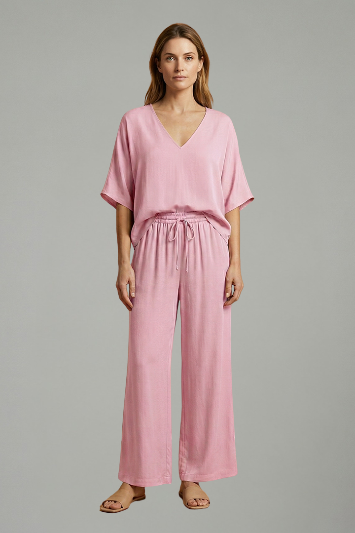 Vornith | Women's Two Piece Set Wide Leg Trousers - Image 7