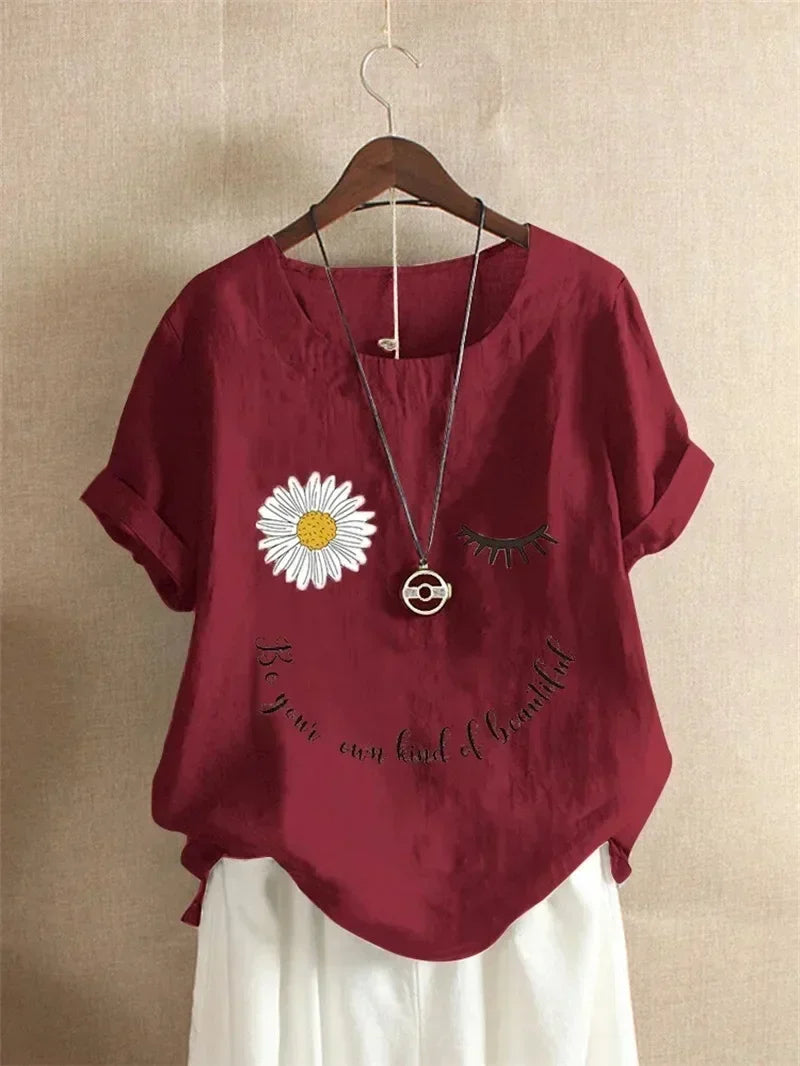 Vornweth | Women's Boho Blouse Dandelion Print Top - Image 11