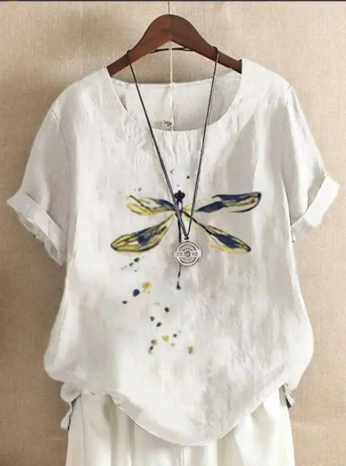 Vornweth | Women's Boho Blouse Dandelion Print Top - Image 14