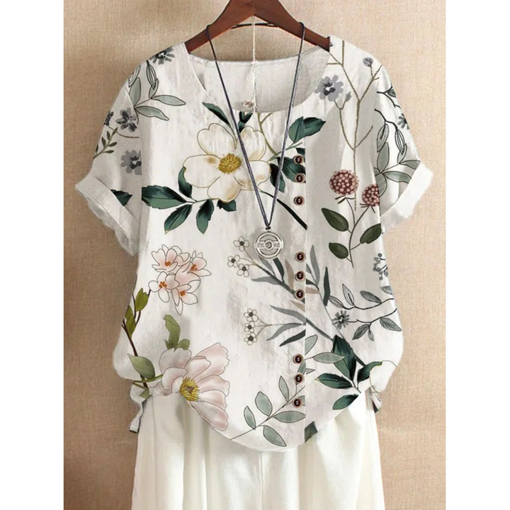 Vornweth | Women's Boho Blouse Dandelion Print Top - Image 7