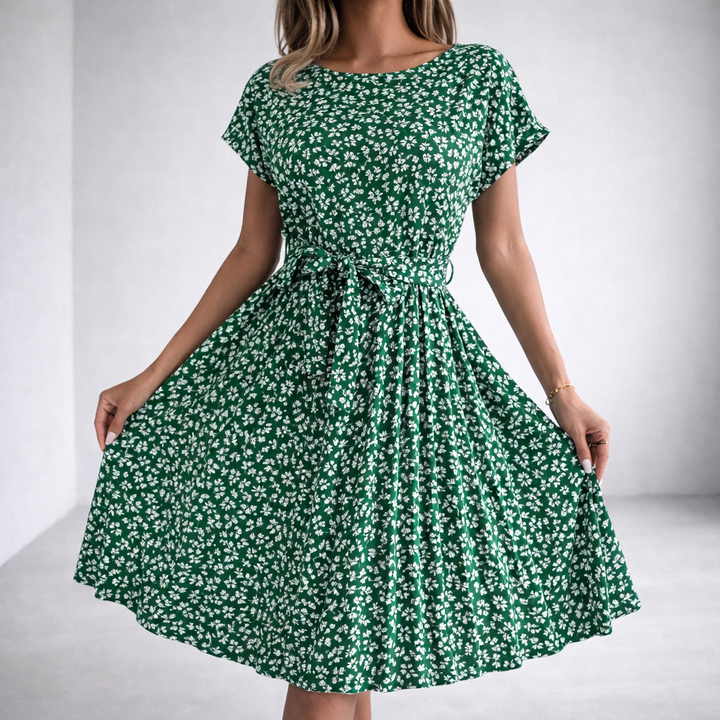 Vorrelle | Women's Summer Midi Dress - Image 3