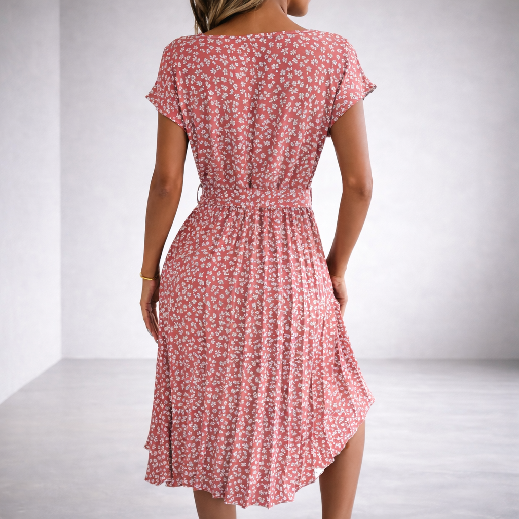 Vorrelle | Women's Summer Midi Dress - Image 7