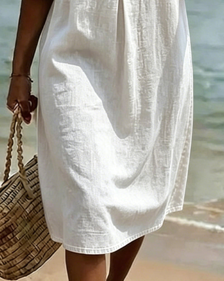 Vorrith | Women's Button Front Midi Sundress - Image 10