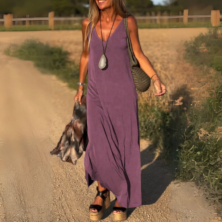 Vossara | Women's Maxi Sundress Sleeveless - Image 5