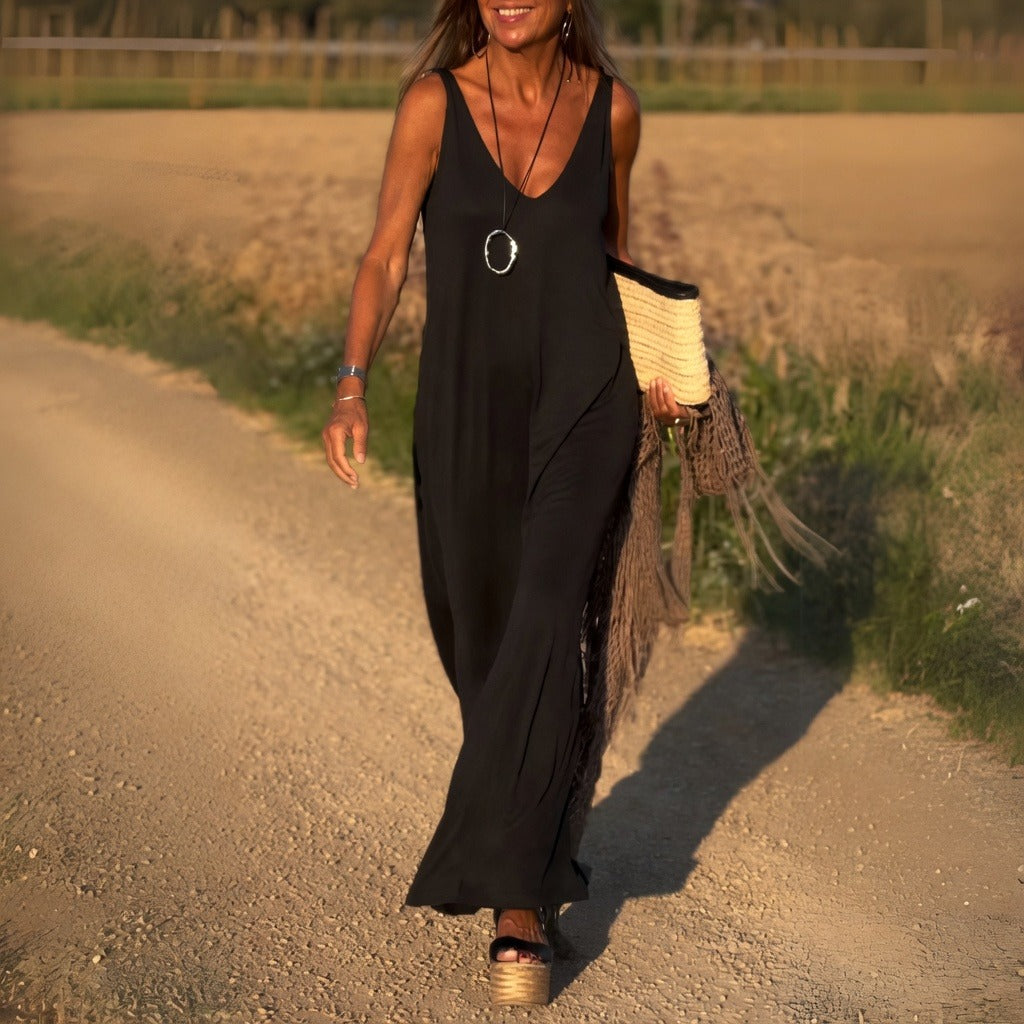 Vossara | Women's Maxi Sundress Sleeveless - Image 6