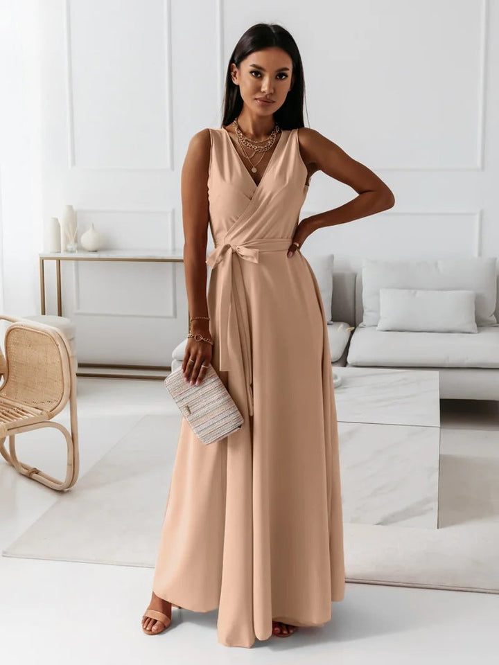 Vossara | Women's Maxi Wrap Dress Formal - Image 5