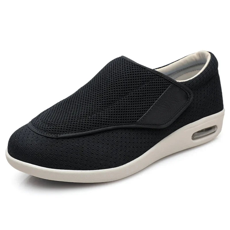 Vyndelle | Women's Orthopedic Sneakers Wide Fit - Black - Image 1