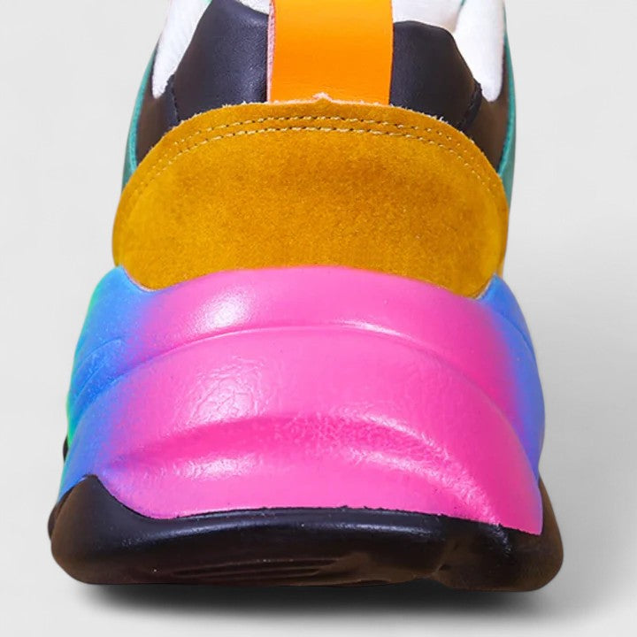 Vyndora | Women's Orthopedic Sneakers Chunky Rainbow - Image 3