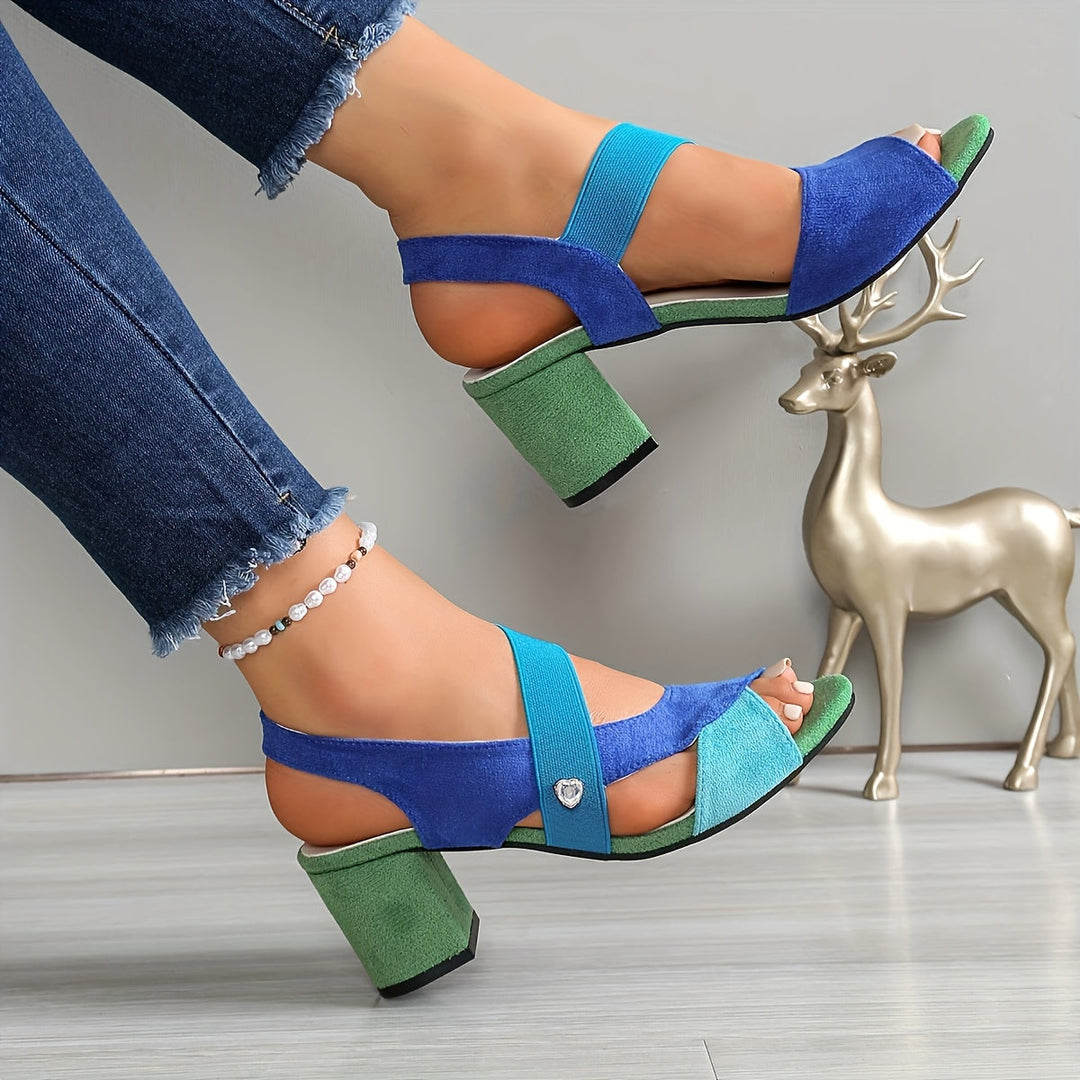 Vyndra | Women's Strappy Block Heel Sandals - Image 1