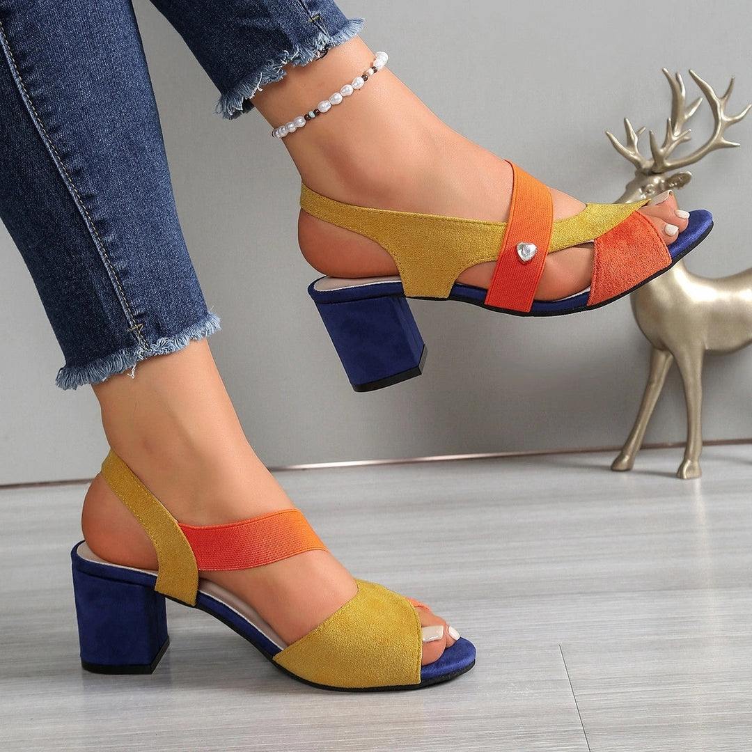 Vyndra | Women's Strappy Block Heel Sandals - Image 3