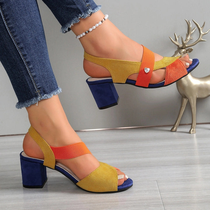 Vyndra | Women's Strappy Block Heel Sandals - Image 3