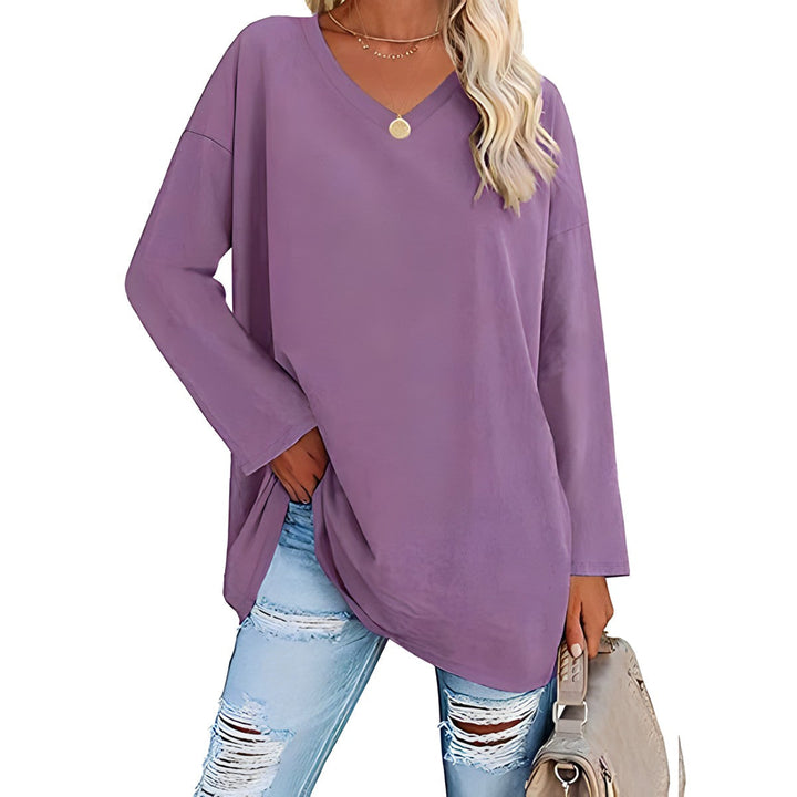 Winifred | Women's V-Neck Long Sleeve Tunic - Image 10