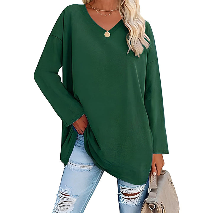 Winifred | Women's V-Neck Long Sleeve Tunic - Image 9