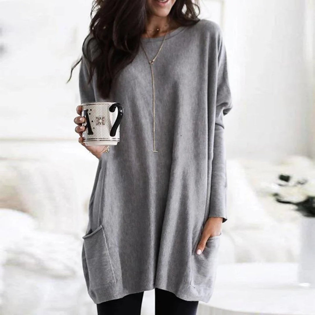 Wren | Women's Oversized Long Sleeve Tunic with Pockets - Image 11