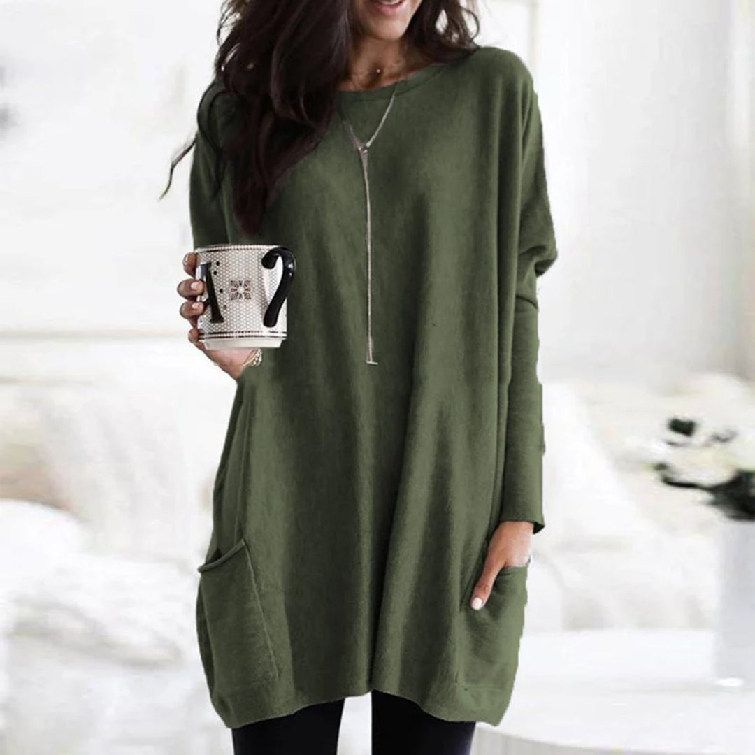 Wren | Women's Oversized Long Sleeve Tunic with Pockets - Image 14
