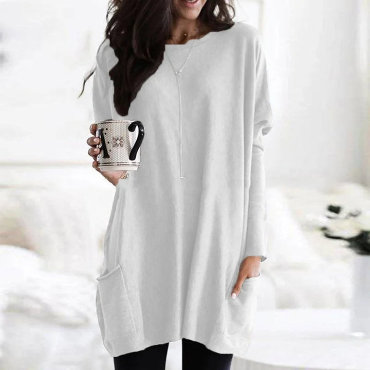 Wren | Women's Oversized Long Sleeve Tunic with Pockets - Image 9