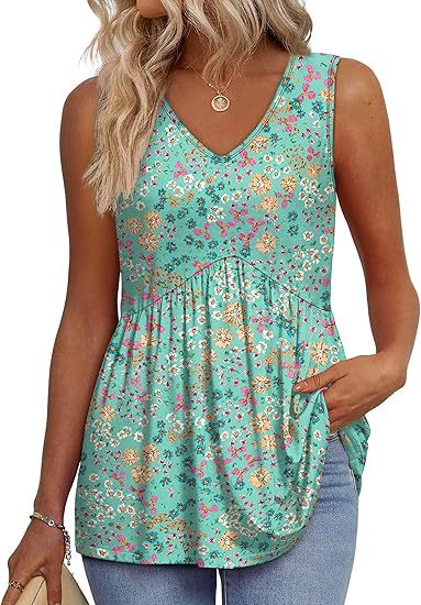 Wrenith | Women's Sleeveless Peplum Tank Top - Black - Image 9