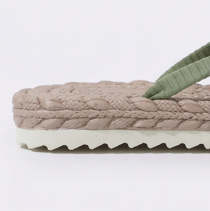 Wrenley | Women's Cross Strap Espadrille Slide Sandals - Sage - Image 7
