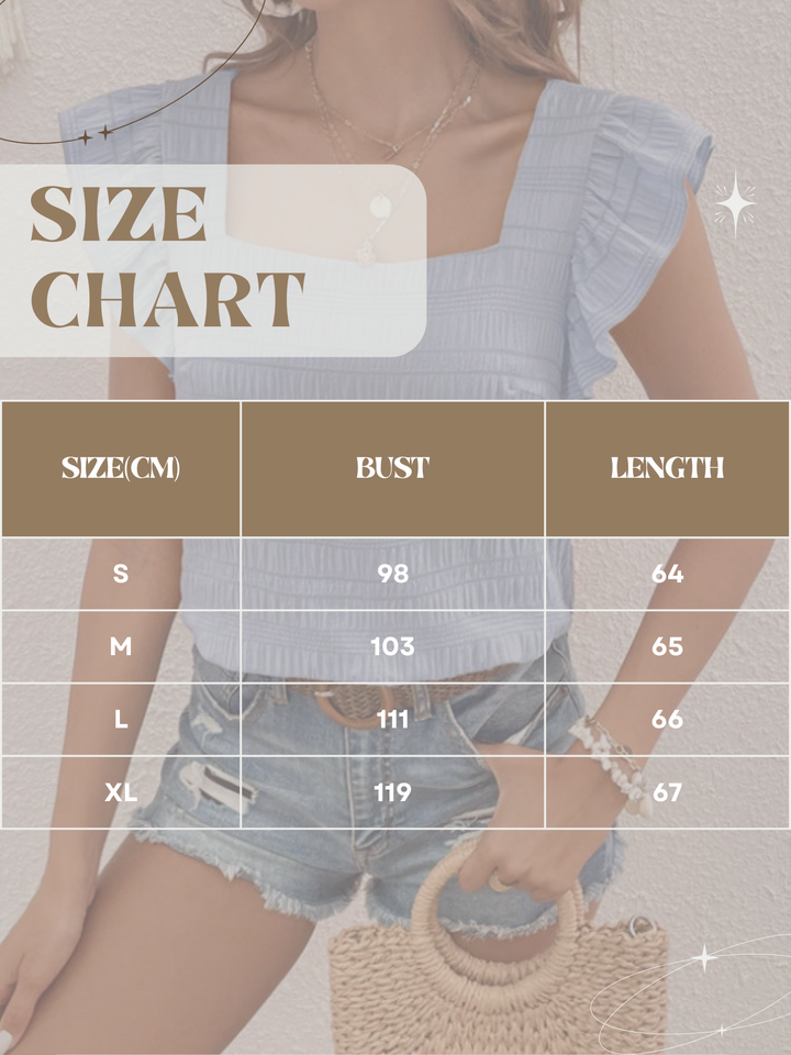 Wrenova | Women's Boho Top Square Neck Ruffle - Image 6