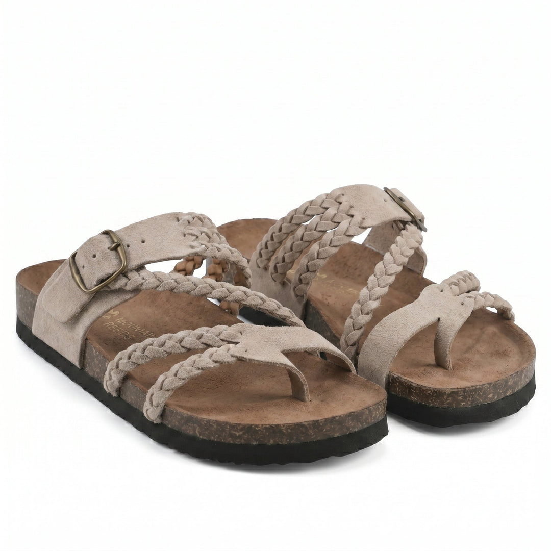 Wrenova | Women's Strappy Braided Sandals - Image 3