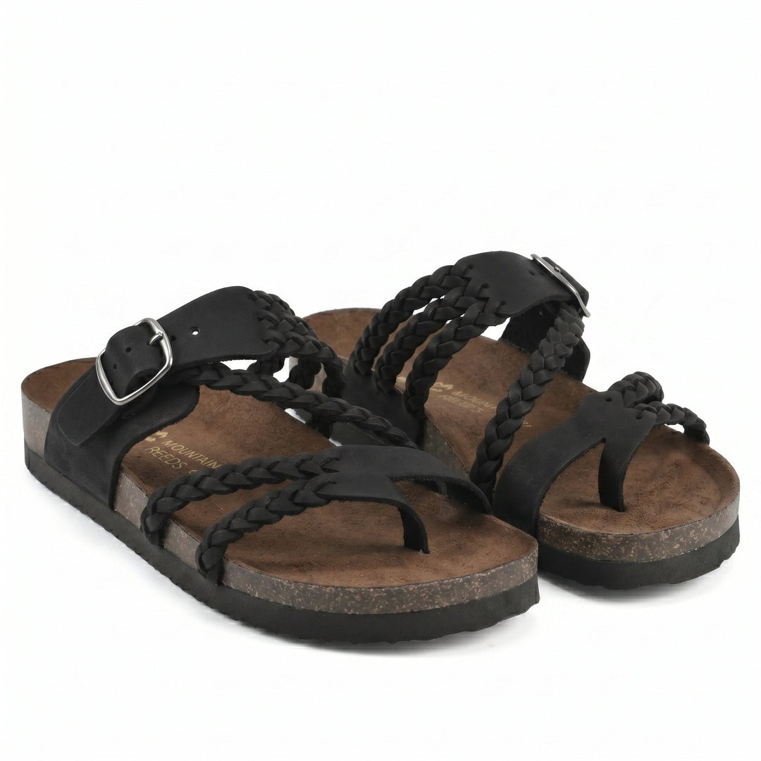 Wrenova | Women's Strappy Braided Sandals - Image 4