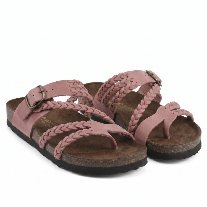 Wrenova | Women's Strappy Braided Sandals - Image 5