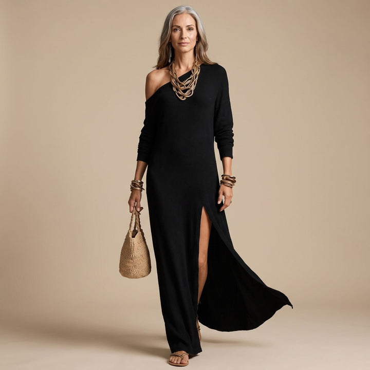 Wyndelle | Women's Summer Maxi Dress One Shoulder - Image 1