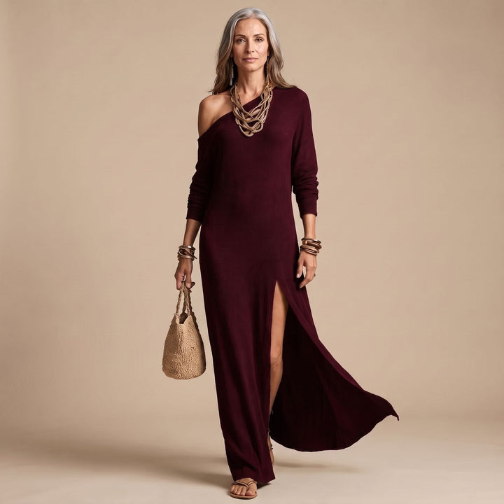 Wyndelle | Women's Summer Maxi Dress One Shoulder - Image 5