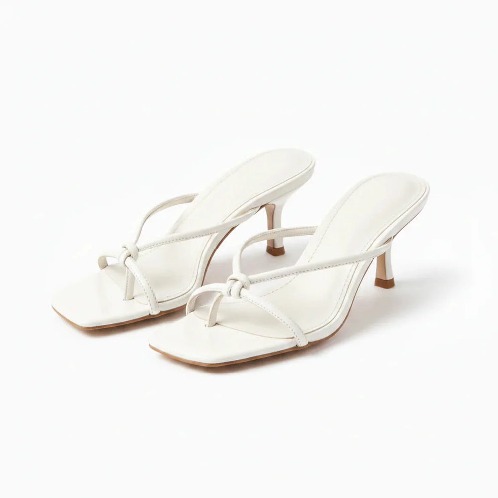 Wyndora | Women's Strappy Heeled Sandals Square Toe - Image 2