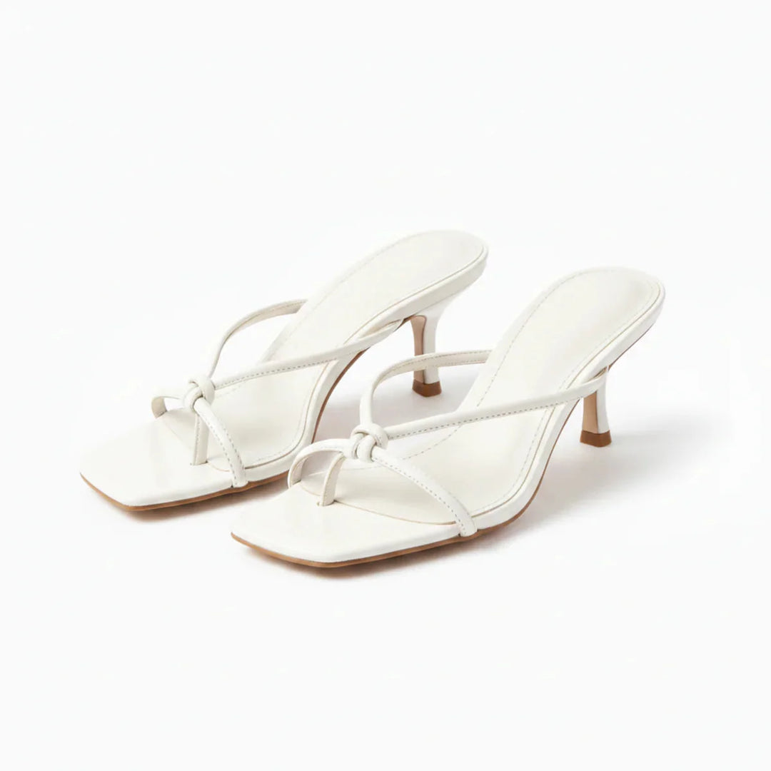Wyndora | Women's Strappy Heeled Sandals Square Toe - Image 2